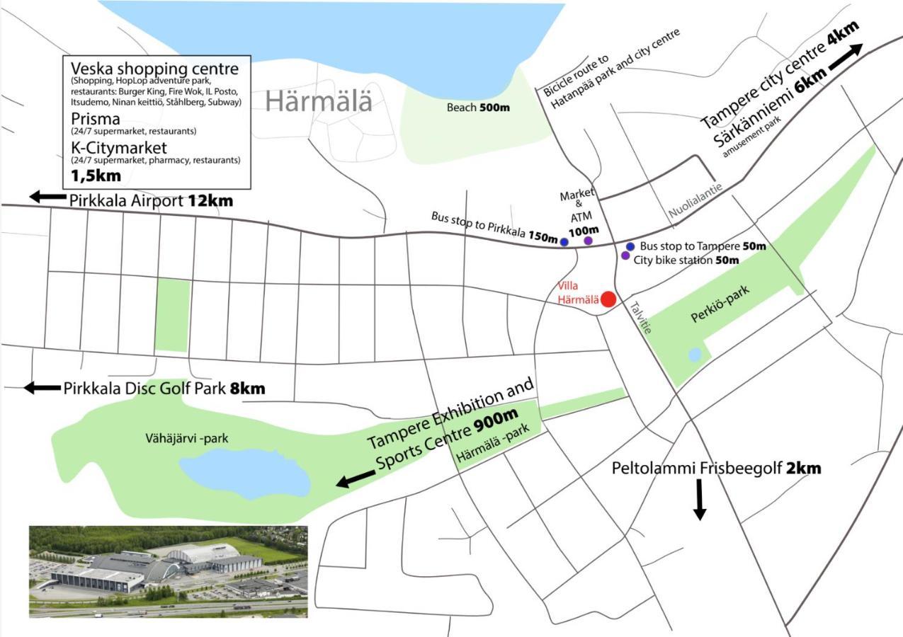 Villa Haermaelae ตัมเปเร ภายนอก รูปภาพ